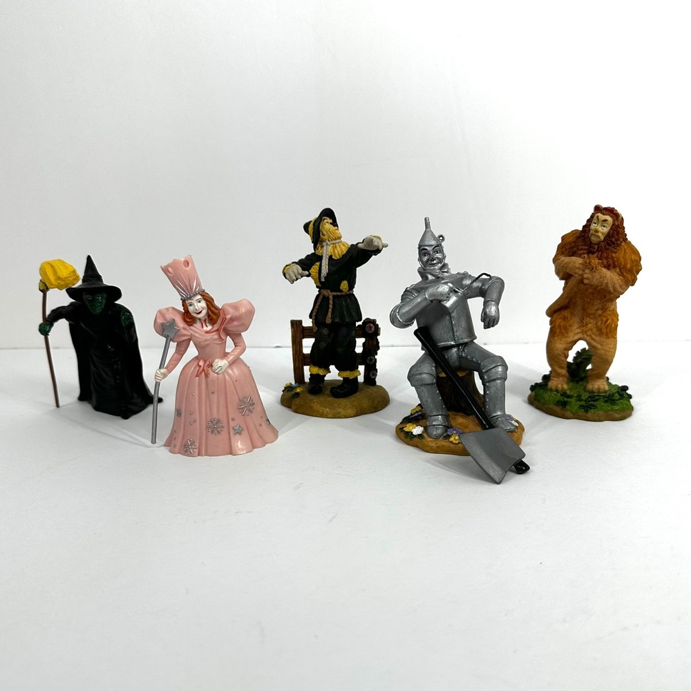 Vintage 1988 Wizard of Oz Presents PVC Figurines Set of 5 MGM Turner MGM 4 Inch